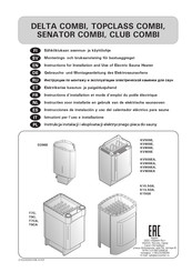 Harvia KV50SEA Instrucciones De Instalacion Y Uso