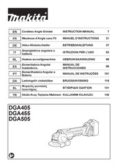 Makita DGA455 Manual De Instrucciones