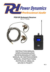 Power Dynamics PD810R Manual De Instrucciones