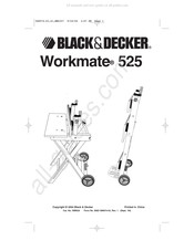 Black and Decker Workmate 525 Manual De Instrucciones