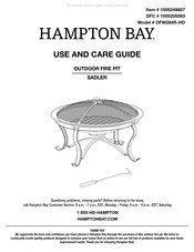 HAMPTON BAY OFW284R-HD Guía De Uso Y Cuidado