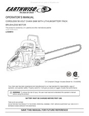 EarthWise LCS35814 Manual Del Operario