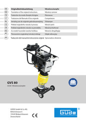 Gude 55540 Traduccion Del Manual De Instrucciones Originale