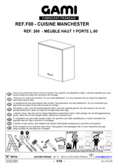 Gautier Gami F00 - CUISINE MANCHESTER Instrucciones De Montaje