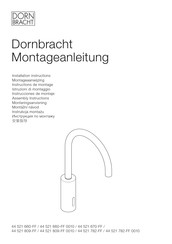 Dornbracht 44 521 660-FF Instrucciones De Montaje