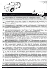 ECS Electronics MG-011-DXC Instrucciones De Montaje