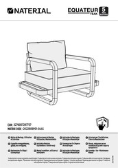 Naterial EQUATEUR TEAK 3276007297737 Instrucciones De Montaje, Utilización Y Mantenimiento