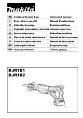 Makita BJR181ZK Manual De Instrucciones