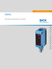 SICK G6L Instrucciones De Uso