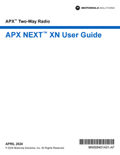 Motorola APX NEXT XN Guia Del Usuario