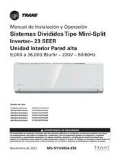 Trane 4MXW2318CF000AA Manual De Instalación Y Operación