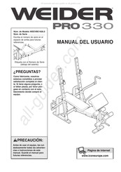 Weider PRO 330 Instrucciones De Montaje