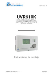 Technische Alternative UVR610K Instrucciones De Montaje