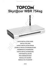 Topcom Skyr@cer WBR 754sg Manual De Usuario