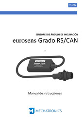 Mechatronics eurosens Grado RS/CAN Manual De Instrucciones