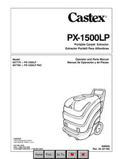 Castex PX-1500LP Manual De Operación Y De Piezas