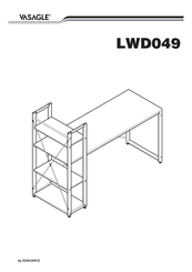 Songmics VASAGLE LWD049 Instrucciones De Montaje