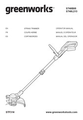 GreenWorks ST40L213 Manual Del Operador