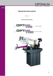 Optimum Optisaw S 275NV Manual De Instrucciones