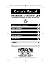 Tripp-Lite AGOM700USBKSR6 Serie Manual De Operación