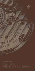 Patek Philippe NAUTILUS PERPETUAL CALENDAR Manual Del Usuario