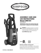 Simpson CM61351 Instrucciones De Montaje, Cuidado Y Uso