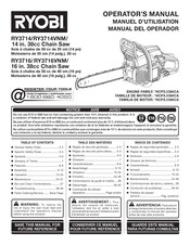 Ryobi RY3714VNM Manual Del Operador