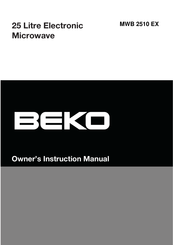 Beko MWB 2510 EX Manual Del Propietário