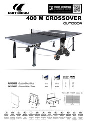 Cornilleau 400 M CROSSOVER OUTDOOR 134607 Instrucciones De Montaje