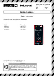 Desoutter SCAN2D-A Manual Del Usuario