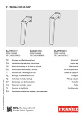 Franke 2000104999 Instrucciones De Montaje Y Servicio