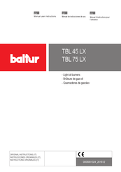 baltur 35730010 Manual De Instrucciones De Uso