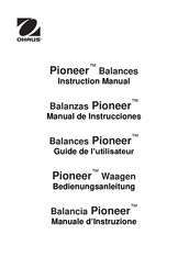 OHAUS PIONEER PA213C Manual De Instrucciones