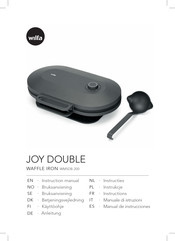 Wilfa JOY DOUBLE WM5DB-200 Manual De Instrucciones