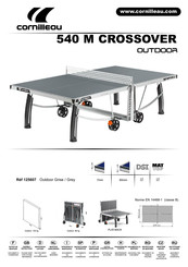 Cornilleau 540 M CROSSOVER 125607 Instrucciones De Montaje