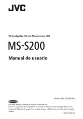 JVC MS-S200B 0EA Serie Manual De Usuario