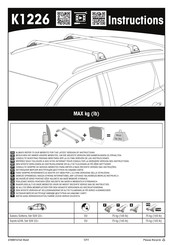 Yakima K1226 Instrucciones De Montaje