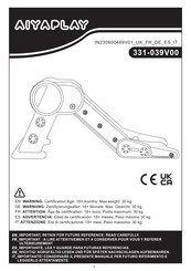 HOMCOM 331-039V00GY Instrucciones De Montaje