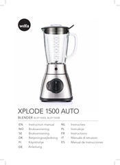 Wilfa XPLODE 1500 AUTO BLSP-1500B Manual De Instrucciones