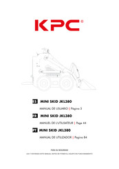 KPC MINI SKID JKL380 Manual De Usuario