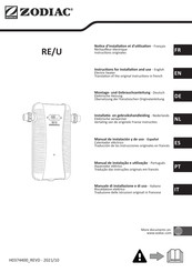 Zodiac RE/U Manual De Instalación Y De Uso