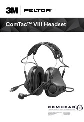 3M PELTOR ComTac VIII Headset Manual Del Usuario