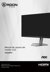 AOC AGON PRO AG246FK Manual Del Usuario