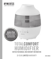 HoMedics TOTAL COMFORT UHE-CM180 Manual De Instrucciones E Información Sobre La Garantia