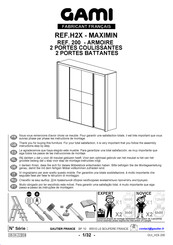 Gami MAXIMIN H2X Instrucciones De Montaje