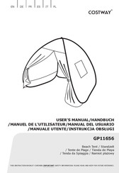 Costway 71264385 Manual Del Usuario