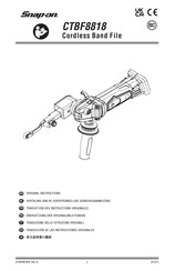 Snap-On CTBF8818 Traducción De Las Instrucciones Originales