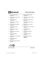 EINHELL TE-AC 240/24 Silent Manual De Instrucciones Original