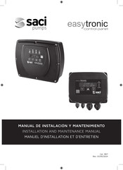 Saci pumps easytronic Manual De Instalación Y Mantenimiento