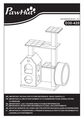 PawHut D30-420 Instrucciones De Montaje